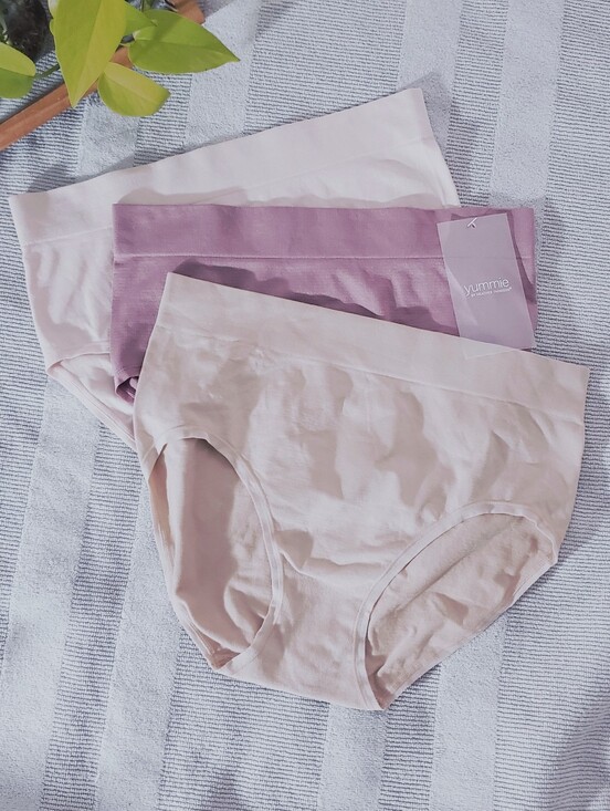 Yummie by Heather Thomson Other - YUMMIE 3 Pack High Waisted Seamless Panties In Neutral Shades